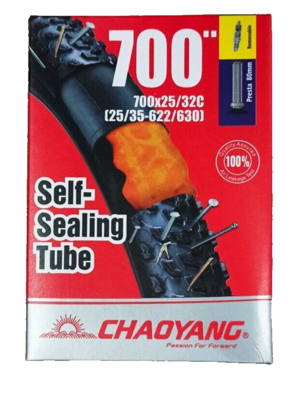 ChaoYang Camera d'aria Antiforatura Autosigillante 700x25/32 Valvola 80mm removibile